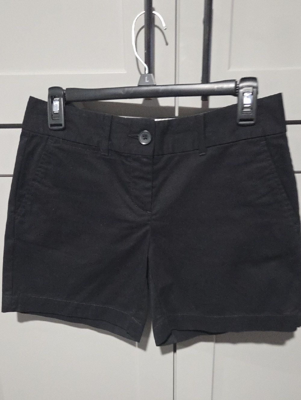 Ann Taylor Black Tailored Bermuda Shorts